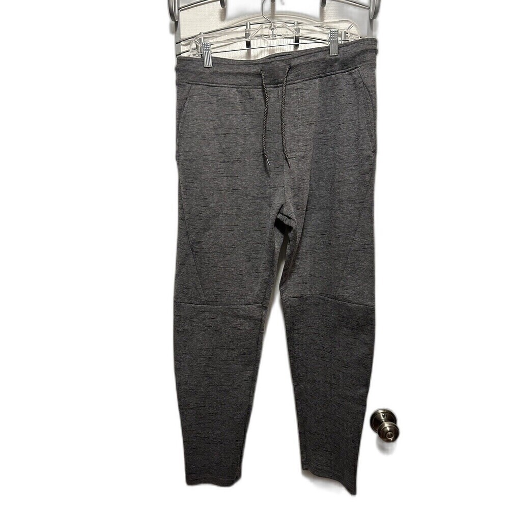 HOLLYWOOD The Jean People Sweatpants Mens sz L‎ Grey Heather Joggers Drawstring